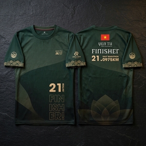 T-shirt de course personnalisé de haute qualité, séchage rapide, respirant, vêtements de sport, OEM ODM, vente en gros - Product Image 1