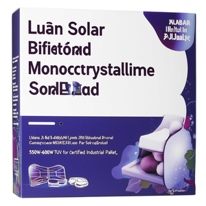 แผงโซลาร์เซลล์แบบโมโนคริสตัลไลน์ชนิด N แบบสองหน้า Lu'an Solar JKL96-D-465NB กำลังไฟ 550W-600W ได้รับการรับรองมาตรฐาน TUV สำหรับพาเลทอุตสาหกรรม - Product Image 2