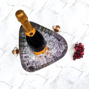 Cubetera de Champán de Acero Inoxidable de Lujo con Acabado en Cobre, Boca Ancha Aislada que Mantiene las Botellas Frías para Fiestas - Product Image 2