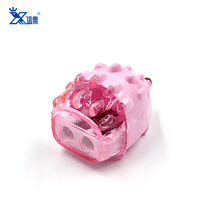Taille-crayon double personnalisé en forme d'animal, fournitures scolaires amusantes, en gros, papeterie Kawaii