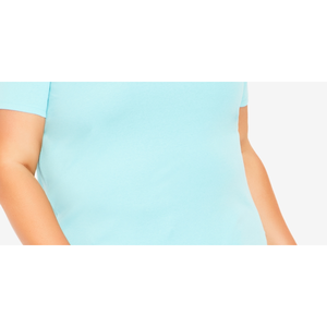 Avenue Top en tricot essentiel à col en V pour femme, taille 30, bleu - Product Image 3