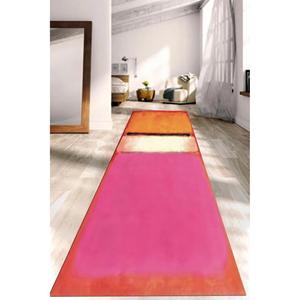 Bohemian Printed <b>Rug</b>: Vibrant Mark Rothko Design for Modern Spaces,<b>Chenille</b> <b>Rug</b> - Product Image 4