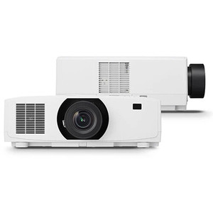"3LCD US Plug 8000-Lumen Short-Throw <b>Laser</b> <b>Projector</b> for Outdoor Use with Manual Lens & 3D Capabilities" - Product Image 1