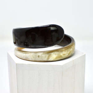 100% Buffalo Horn Fashion <b>Bangle</b> Latest Design in Natural Colours Various Sizes <b>for</b> <b>Men</b> and Women - Product Image 2