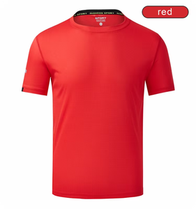 T-shirt de sport personnalisé à séchage rapide, respirant, tissu cool avec logo, broderie ou impression de marque de groupe - Product Image 2