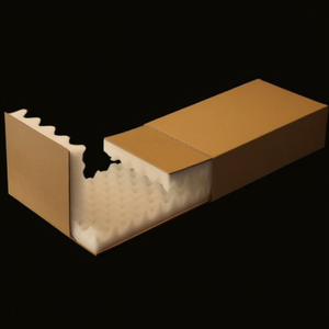 Emballage en mousse alvéolée TRANSPAK, dimensions 272x157x70mm, hauteur de la mousse brune 35mm, matériaux de rembourrage, unité de 62 - Product Image 3