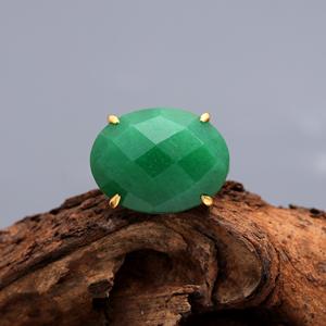 Handmade Fine Jewelry India Top Gold Plated 925 Sterling Silver <b>Quartz</b> Gemstone Prong Setting Wedding <b>Ring</b> Exporter Sambhav - Product Image 2