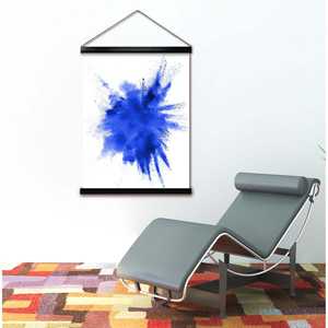 Bandes de suspension en plastique noir de 71 cm (paire) avec cordon pour affichage de vêtements dans le salon - Product Image 6