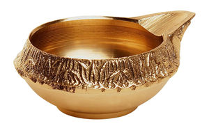 Cuenco Urli decorativo de Metal con forma Diya para decoración de Diwali para oficina en casa-Precio DE FÁBRICA DE LA India - Product Image 2
