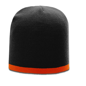 Nuevo Diseño, Gorro de Punto Personalizado sin Dobladillo, Gorro de Invierno Térmico de Acrílico con Logotipo, Gorro de Punto de Dos Colores Moderno, Cálido y Acogedor para Hombre - Product Image 1