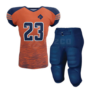 Nouveauté 2025 Uniforme de football américain sur mesure en taille plus à manches courtes Différents designs Meilleur prix - Product Image 1
