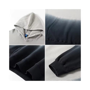 Custom Heavyweight Winter Men's <b>Hoodie</b> Sun Faded Acid Washed Streetwear Men Women Casual Pullover Sweatshirt 100% Cotton - Product Image 5