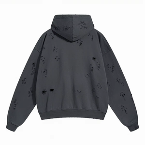 เสื้อมีฮู้ดผ้าฝ้าย100% น้ำหนักมากสำหรับผู้ชายเสื้อฮู้ดผ้าฝ้ายระบายอากาศได้ดีสไตล์วินเทจสำหรับผู้ชายและเป็นมิตรกับสิ่งแวดล้อมสำหรับทุกเพศ - Product Image 2