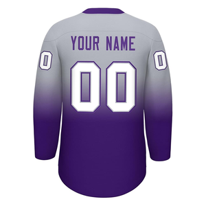 Uniformes de Hockey de poliéster 100% con nombre de equipo transpirable de alta calidad, nuevo diseño, camisetas de Hockey personalizadas - Product Image 2