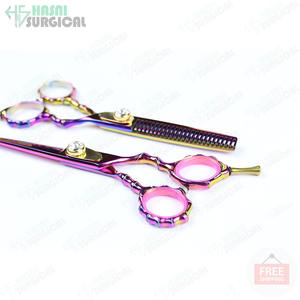 Tijeras de peluquero Premium Mango de bambú Tijeras de acero inoxidable - Product Image 2