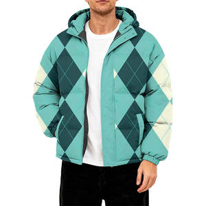 Veste matelassée coupe-vent en gros, personnalisée, légère, matelassée, ample, à capuche, pour homme et femme - Product Image 1