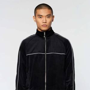 Ensemble de survêtement sportif tendance pour homme, veste décontractée d'automne, sweat-shirt avec pantalon, ensemble de survêtement noir à fermeture éclair tendance - Product Image 2