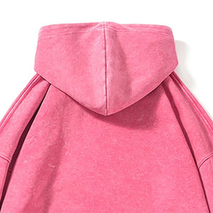 Sudadera con Capucha para Hombre, Diseño Profesional, Lavado Ácido, Forro Polar, Color Personalizado, Patrón Sólido, Transpirable, Cómoda, para Invierno - Product Image 5