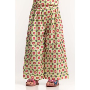 กางเกงขายาวเอวสูงทรงขาบานสำหรับผู้หญิง รุ่น TG-TRC-SS24-306 ระบายอากาศได้ดี เหมาะสำหรับใส่ทำงาน มีขอบเอวยางยืด ตกแต่งด้วยลวดลาย - Product Image 3