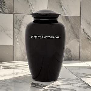Top Selling Classic Black American Style Metal Funeral <b>Urn</b> Simple Design Adult Ashes Cremation Ashes <b>Jar</b> Keepsake Funeral Burial - Product Image 6