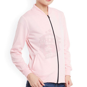 เสื้อแจ็คเก็ตบอมเบอร์ผ้าแคนวาสถักทรงเข้ารูปสำหรับผู้หญิง ระบายอากาศได้ดี สีสันปรับแต่งได้ พร้อมดีไซน์ล่าสุด - Product Image 2