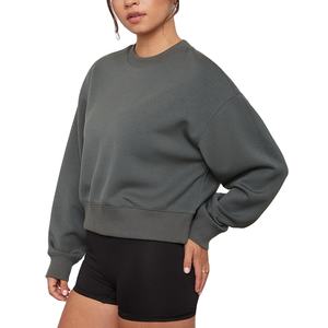 Sudaderas transpirables para mujer Sudadera de cuello redondo de gran tamaño Sudadera sin capucha - Product Image 1