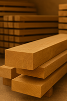 Planches de bois de chêne européen / Poutres / Lattes - Utilisation en atelier industriel - Dimensions personnalisées - Séchage au four - Écologique - Économie d'énergie - Groupe Lumari