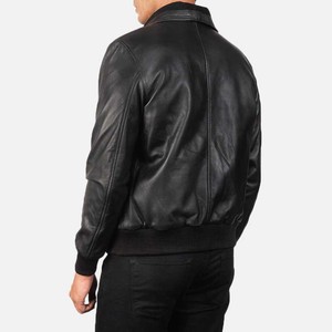 High Quality Leather <b>Jacket</b> Men 2026 Premium Genuine Leather Outerwear OEM <b>Biker</b> Style Streetwear Bulk <b>jacket</b> for men - Product Image 5