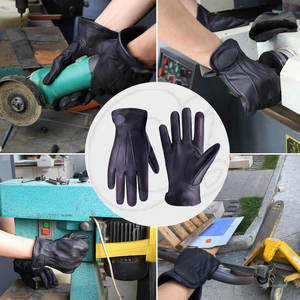 ถุงมือนิรภัยทำจากหนังผลิตสำหรับใช้ในงาน - Product Image 2