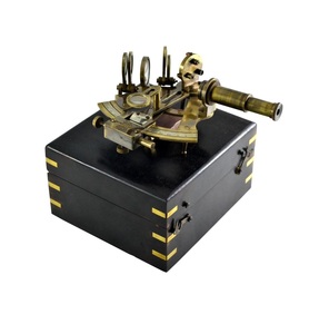 Fournisseur en vrac Antique Sextant Navigation Marine à vendre Sextant en laiton avec étui en cuir - Product Image 6