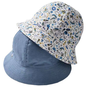 หมวกบักเก็ตแบบกลับด้านได้ทำจากผ้าฝ้าย100% สำหรับกีฬากลางแจ้งและท่องเที่ยวโลโก้ตามสั่ง - Product Image 6