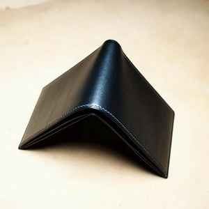 Premium Durable Leather Bi Fold Wallet <b>Slim</b> Genuine Leather RFID Blocking <b>Purse</b> For Men Classic BFW-0148 - Product Image 5