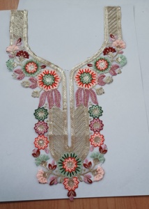 Patchs de col brodés au point de contraste lumineux de bricolage élégants pour des projets de mode créatifs - Product Image 3