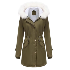 Chaqueta Parka para Mujer Diseñada para Aventuras Invernales al Aire Libre, Chaqueta Parka para Mujer Hecha para Brindar Comodidad y Calor Duraderos - Product Image 6