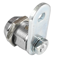 Cylindres de serrure à came mécanique durables 50mm 60mm ANSI Grade 2 chromés brillants avec 2 clés pour stockage industriel et classement