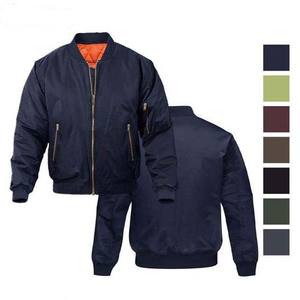 Chaquetas Bomber para Hombre de la Mejor Calidad al por Mayor, Chaquetas Bomber Personalizadas de Satén para Hombre con Dos Bolsillos Laterales de Algodón y Poliéster - Product Image 4