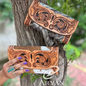 กระเป๋าสตางค์ผู้หญิงหนังวัวแท้กระเป๋าคลัทช์หนังวัวแท้กระเป๋าใส่บัตร - Product Image 1