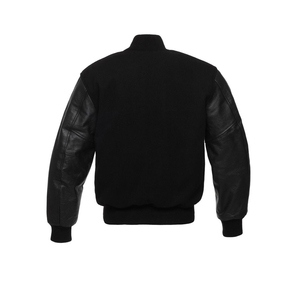 OEM personalizado hombres Vintage Letterman Varsity chaqueta de talla grande recortada béisbol CollegeBaseballjacket para los hombres DDP envío - Product Image 6