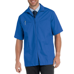 Veste d'uniforme d'hôpital confortable et élégante pour hommes en tissu extensible en coton, veste de médecin et d'infirmière - Product Image 3
