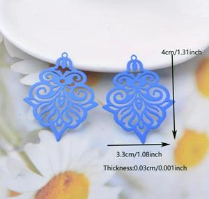 HF Crafts 2024 Best Selling <b>Resin</b> Handcrafted Hoop <b>Earrings</b> Fashion Jewelry for Party Occasions - Product Image 2