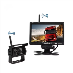 Système de caméra de recul sans fil numérique pour camion de 7 pouces |   Signal stable sans interférences |   Vision nocturne étanche IP67 pour camping-car, bus, remorque - Product Image 1