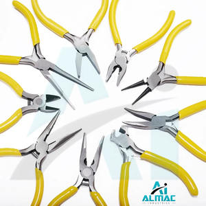 Almac ชุดเครื่องมือทำเครื่องประดับเหล็กแบบแมนนวล9ชิ้นมาใหม่ประกอบด้วยคีมหนีบจมูกคีมตัดโซ่จมูก - Product Image 1