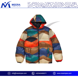 Chaqueta acolchada con soporte para hombre hecha a medida, impermeable, a prueba de viento, abrigo de invierno aislado, marca de empresa para uniformes de Club deportivo - Product Image 2