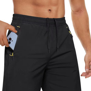 Active Wear Running Training Pantalons de survêtement athlétiques pour hommes Sports Fitness Workout Compression Gym Shorts Poches Lavé Solide - Product Image 2