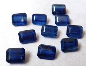 Octágono de cianita natural 3x5mm corte facetado excelente calidad-piedra preciosa de calidad superior de cianita suelta - Product Image 3