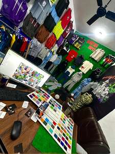 SPORTISH IMPEX Custom Acid Wash All-Over Print Rhinestone <b>Zip</b>-<b>Up</b> <b>Hoodie</b> & Sweatpants Tracksuit Set Men - Product Image 6