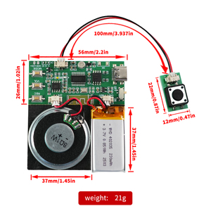 بلوتوث توصيل صوت موسيقى قابل للتسجيل ، من من من من من من من من أجل بطاقات المعايدة والهدايا والألعاب - Product Image 6