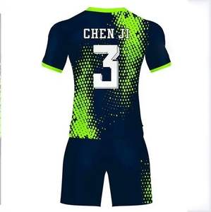 Uniforme de Fútbol Corto de Alta Calidad 100% Poliéster, Ropa Deportiva de Equipo de Alta Calidad, Conjuntos con Corte Automatizado, Incluye Logotipo Personalizado - Servicio OEM - Product Image 2