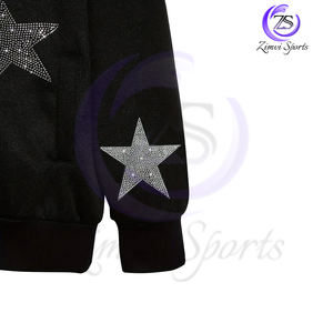 2025 nueva llegada Sudadera con capucha marrón chocolate para hombre Jersey de calidad Premium cremallera completa estilo Casual con diamantes de imitación para ropa de otoño - Product Image 5