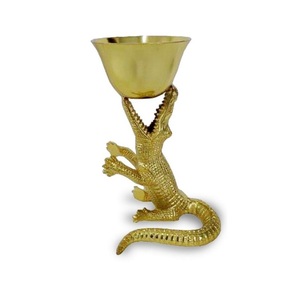 ชามโลหะ/ชามสลัด/ชามผลไม้ปลาหมึกตกแต่งที่ทันสมัยชามลึกทำจากโลหะและวัสดุแก้ว - Product Image 4